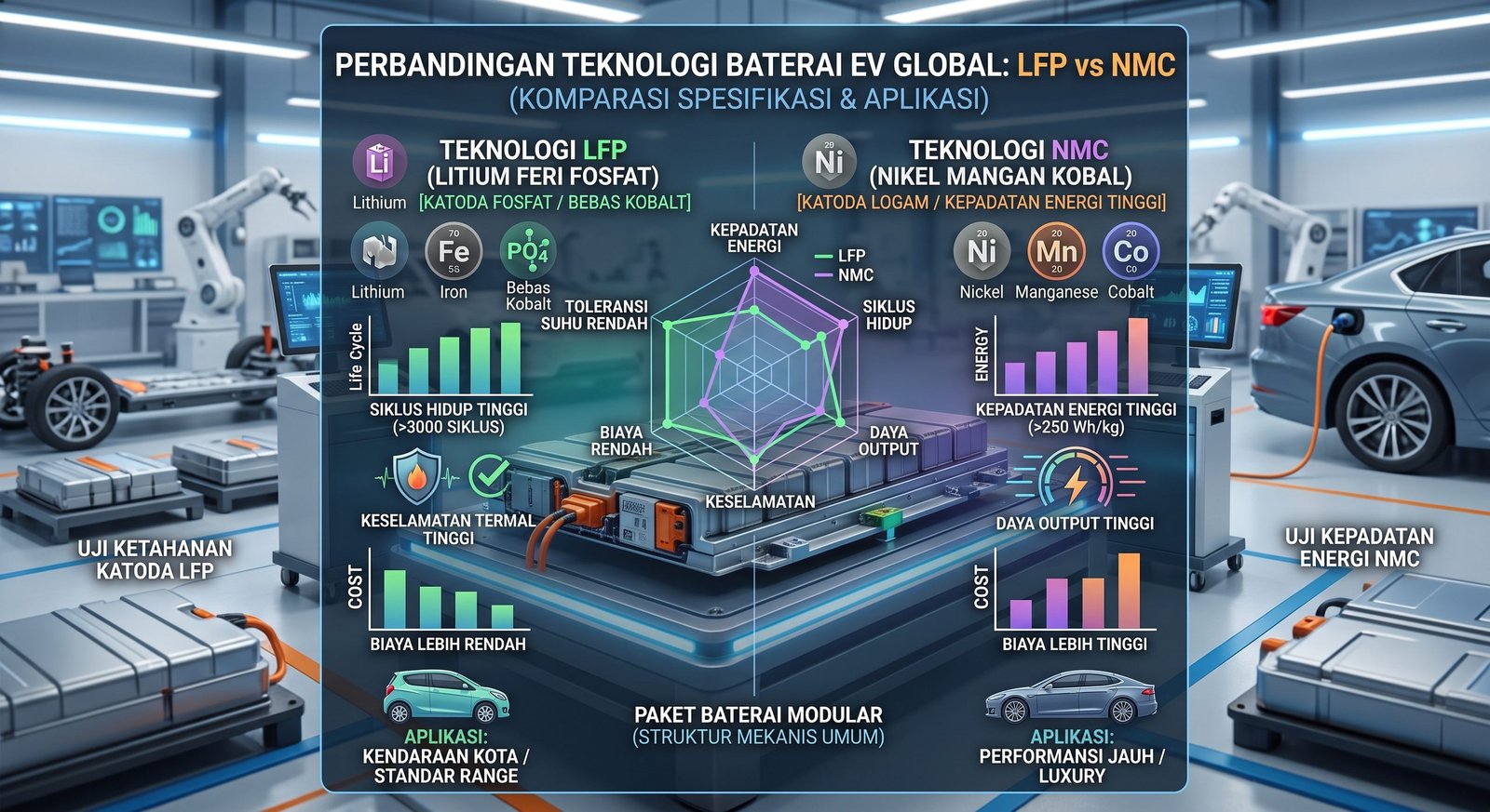 LFP vs NMC: Mana yang Lebih Baik untuk Mobil Listrik?