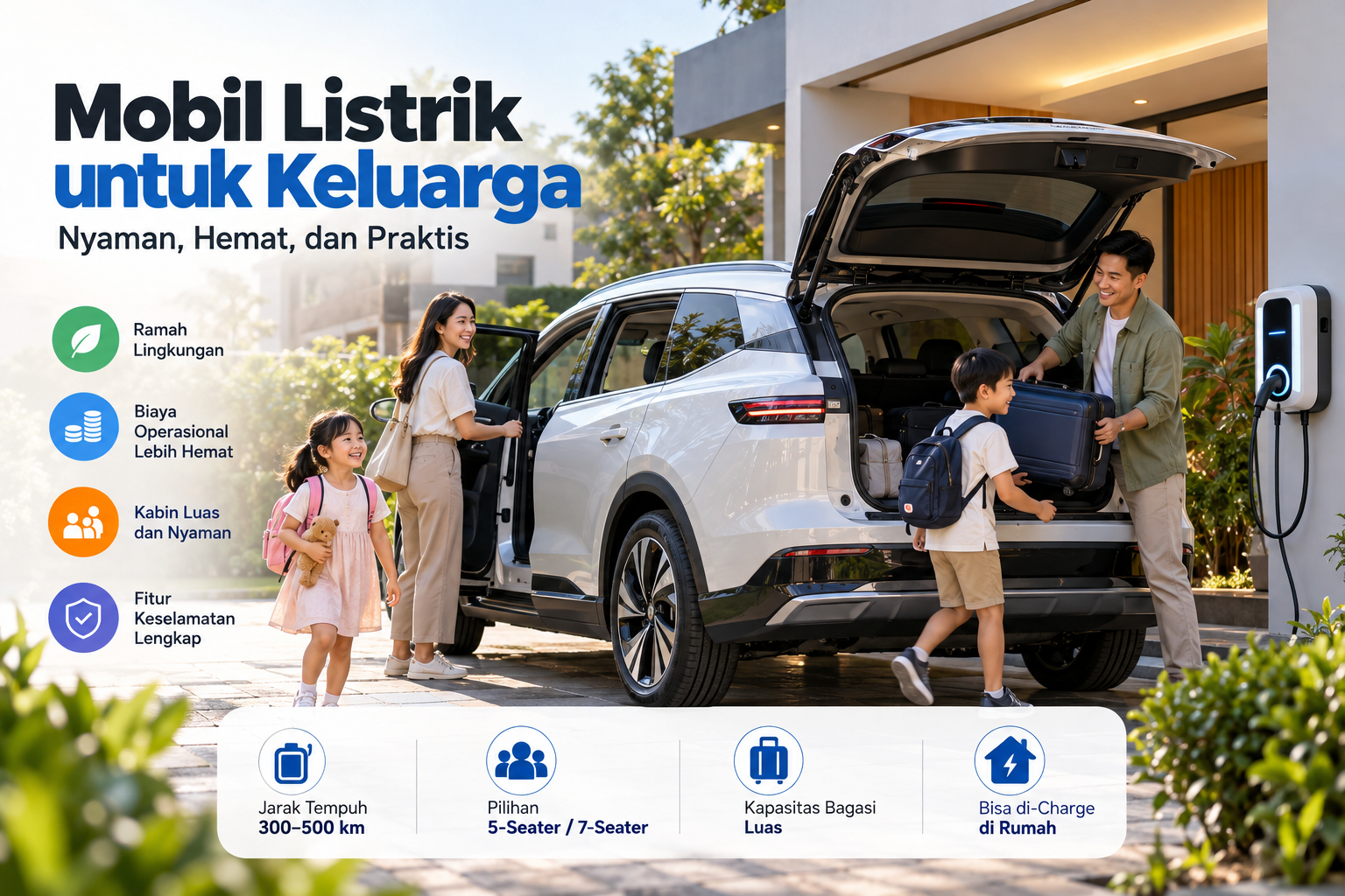 Mobil Listrik untuk Keluarga: Nyaman, Hemat, dan Praktis