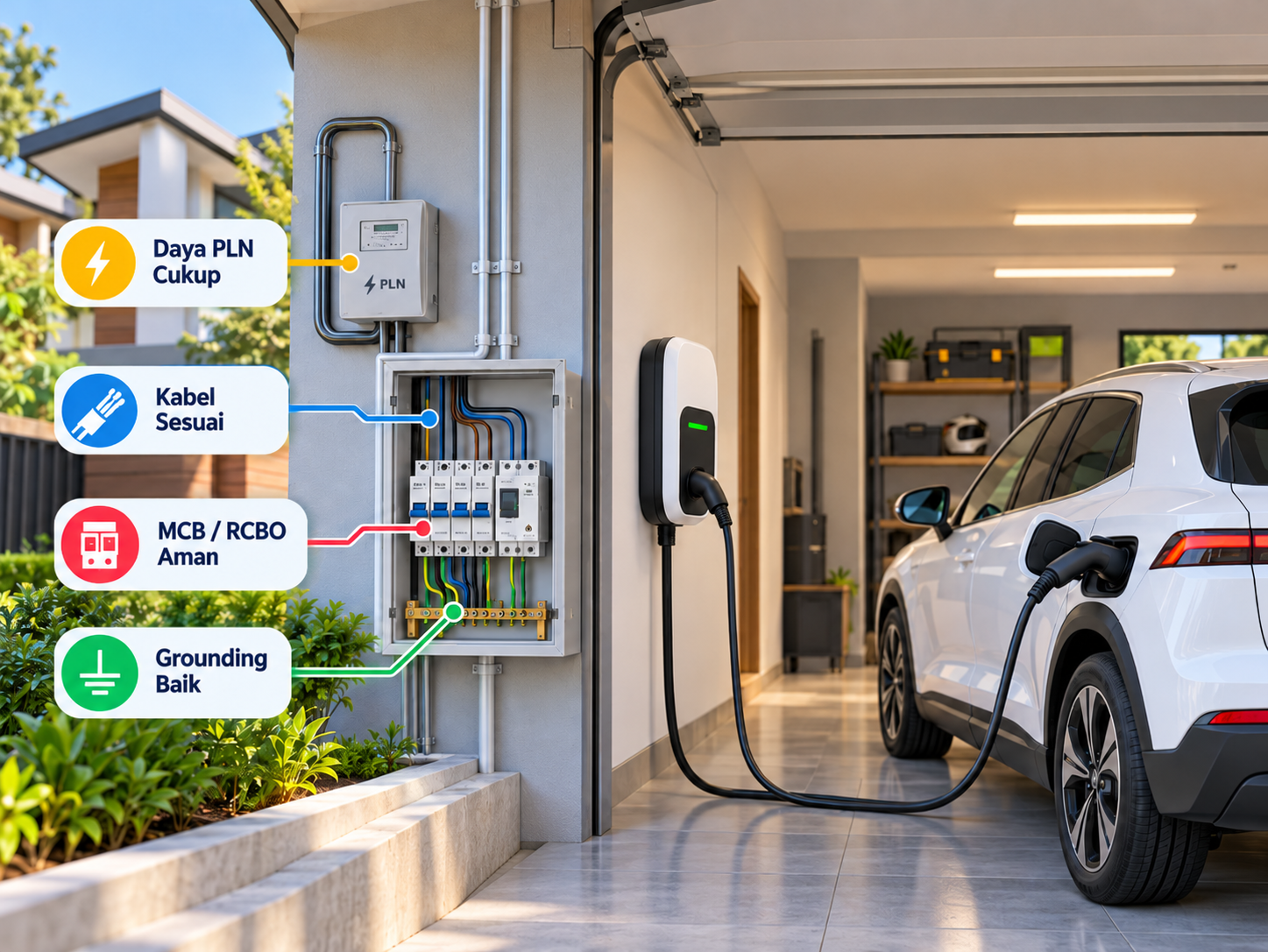 Apakah Instalasi Listrik Rumah Aman untuk EV Charger?